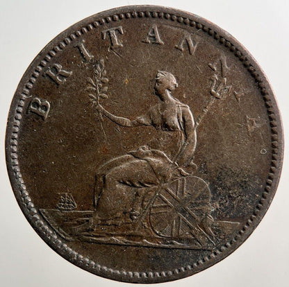 1806 George III 3rd Half-Penny Coin | Fine Collectable Grade | a3838