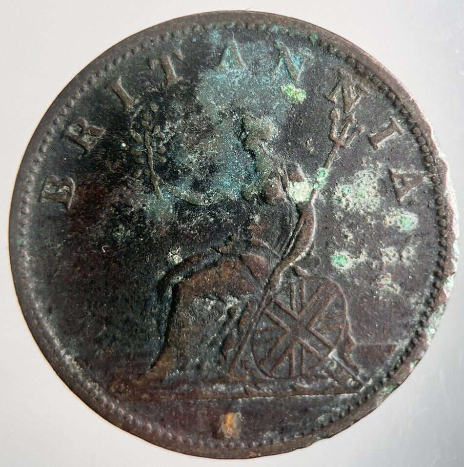1806 George III 3rd Half-Penny Coin | Fine Collectable Grade | a4396