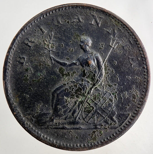 1806 George III 3rd Half-Penny Coin | Very High Grade