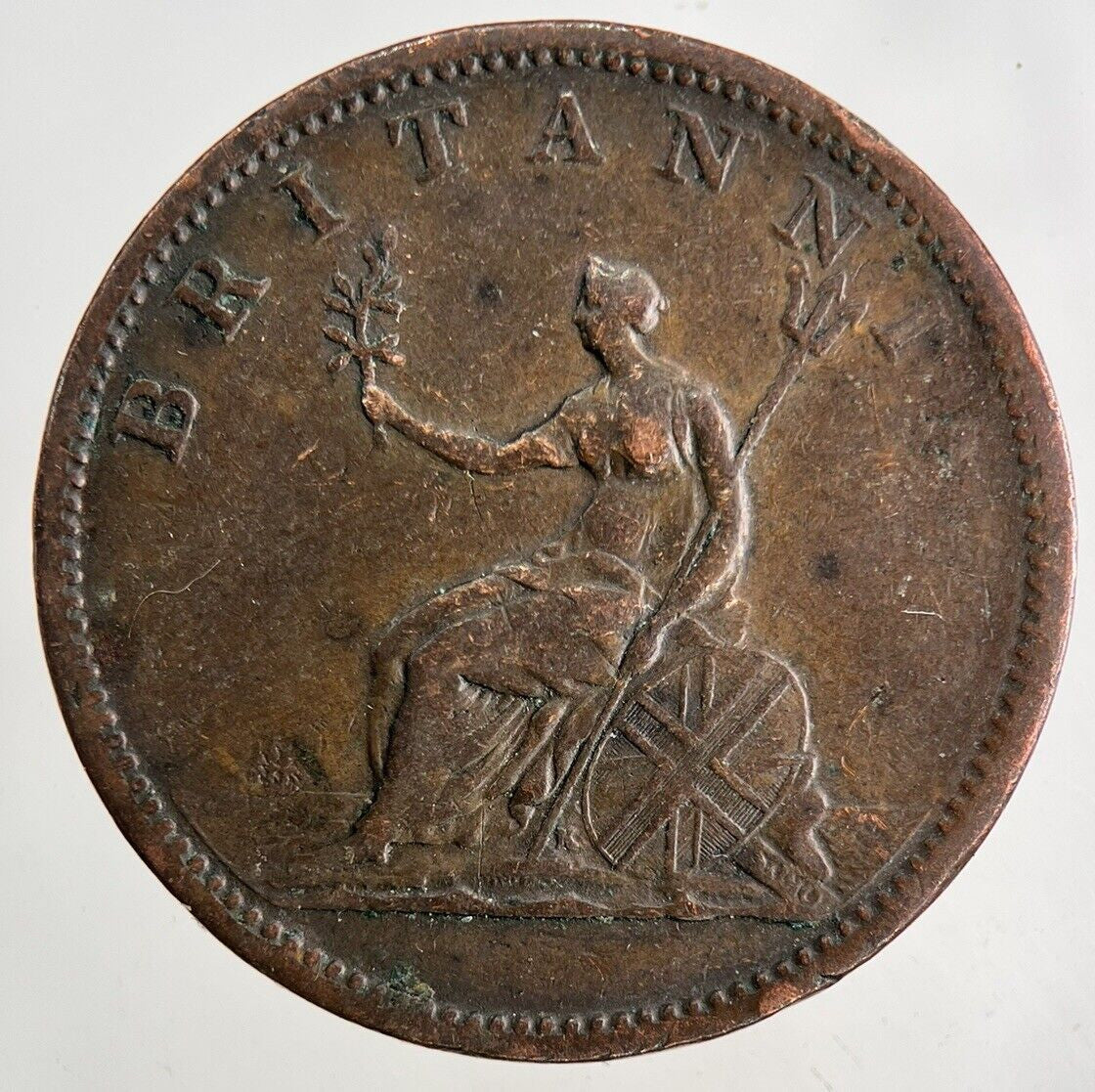 1806 George III 3rd Half-Penny Coin | Very High Grade