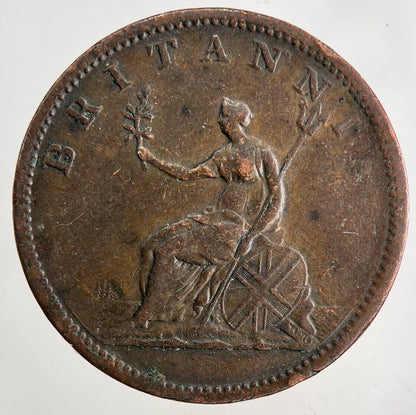 1806 George III 3rd Half-Penny Coin | Very High Grade