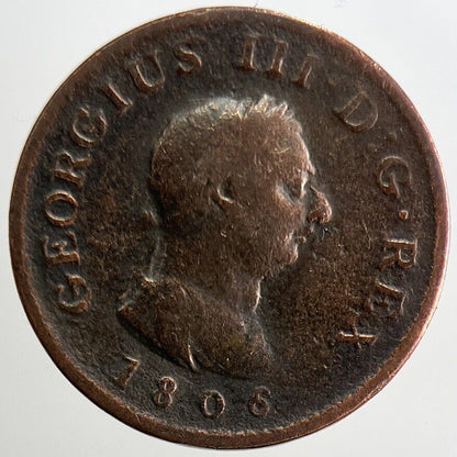 1806 George III Farthing Coin | Collectable Grade | a490