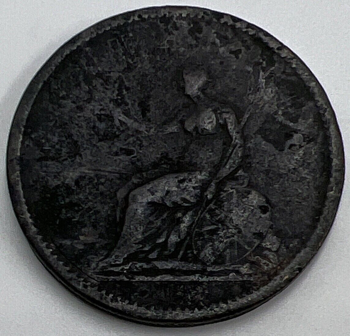 1806 George III 3rd Penny | British Copper Coin | Fair Grade | a1552