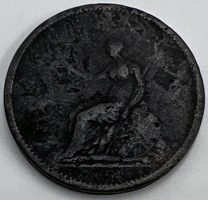 1806 George III 3rd Penny | British Copper Coin | Fair Grade | a1552