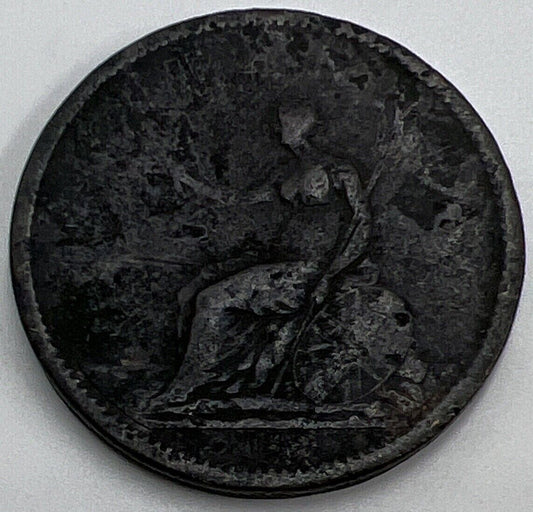 1806 George III 3rd Penny | British Copper Coin | Fair Grade | a1552