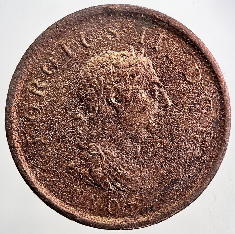 1806 George III 3rd Penny Coin | Collectable Grade | a5962