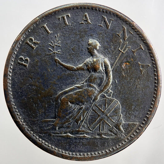 1806 George III Half-Penny | British Copper Coin | Very High Grade | a1158