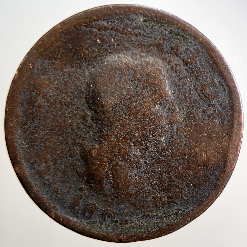 1806 George III Half-Penny Coin | Fair Grade | a3694