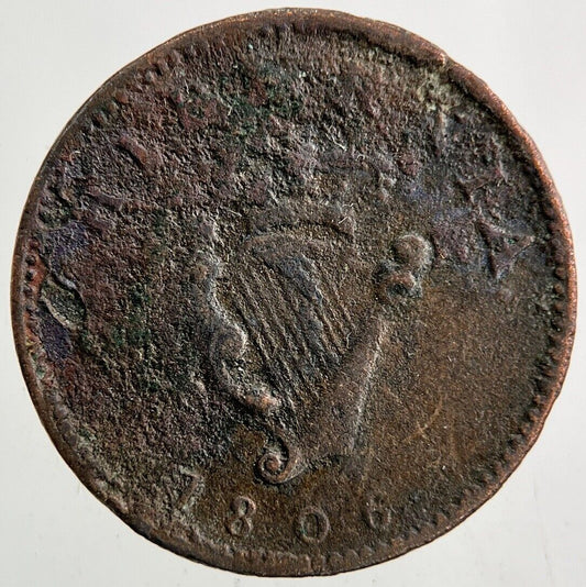 1806 Irish Farthing Coin | Collectable Grade