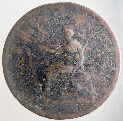 1807 George III 3rd Half-Penny Coin | Fair Grade | a4394