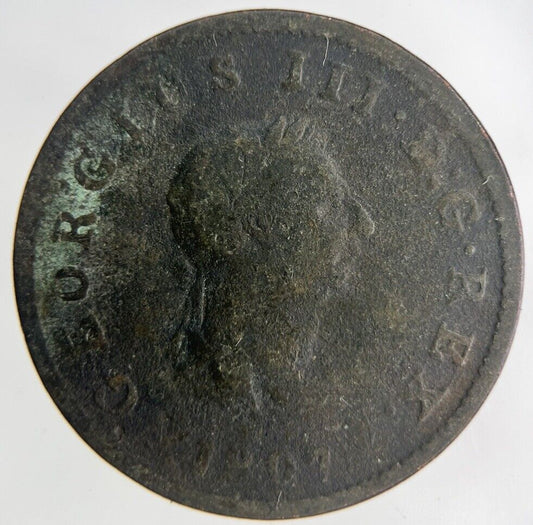 1807 George III 3rd Half-Penny Coin | Collectable Grade