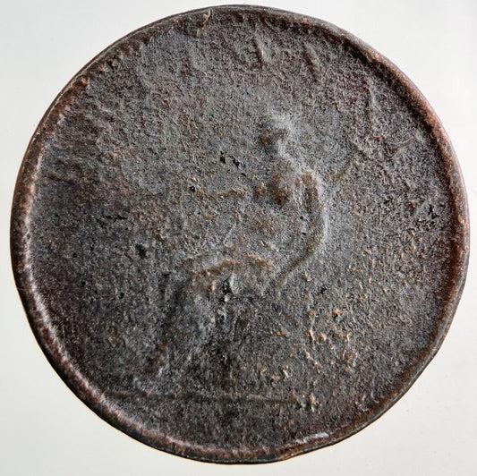 1807 George III 3rd Half-Penny Coin | Fair Grade