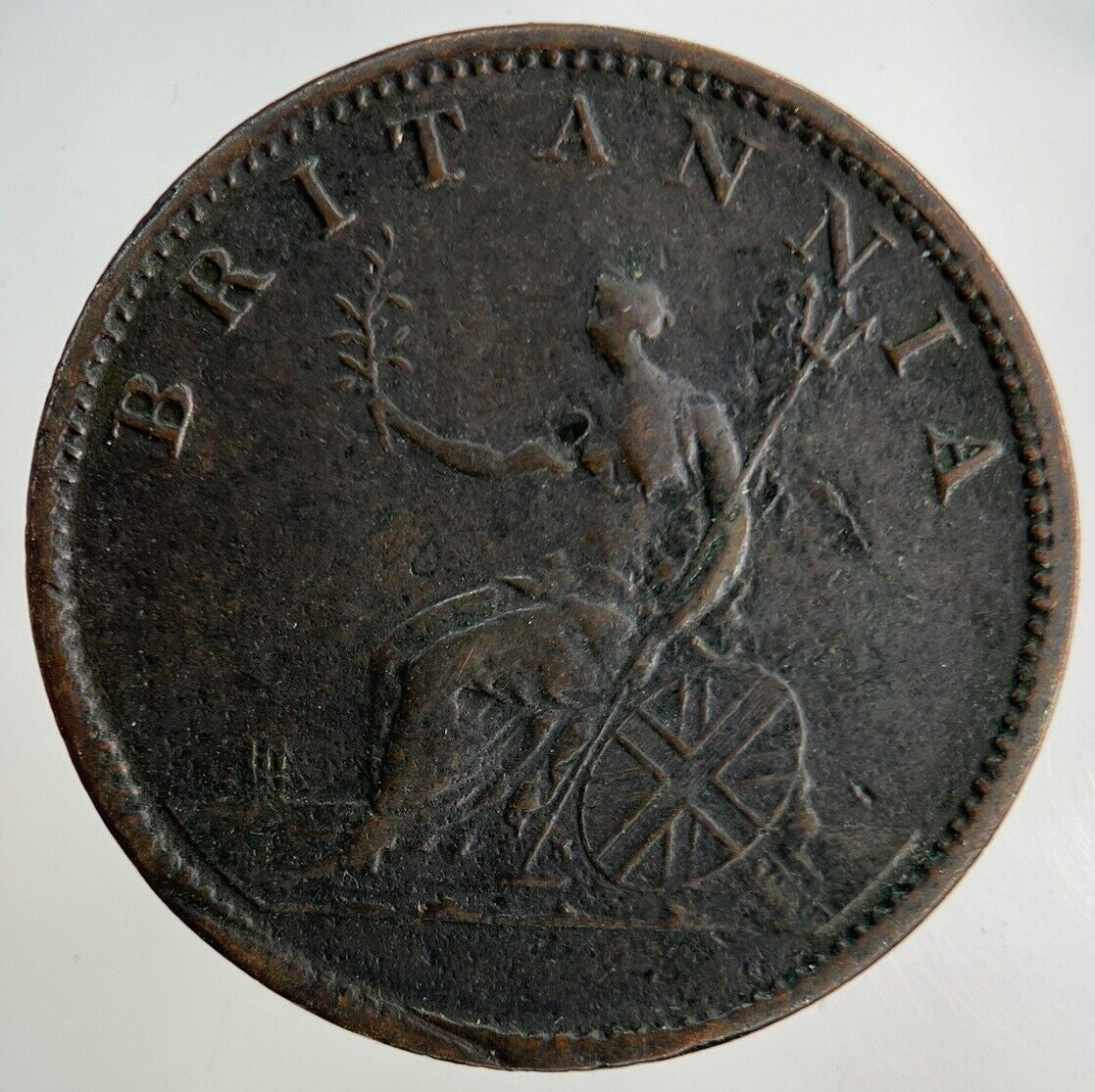 1807 George III 3rd Half-Penny Coin | Fine Collectable Grade