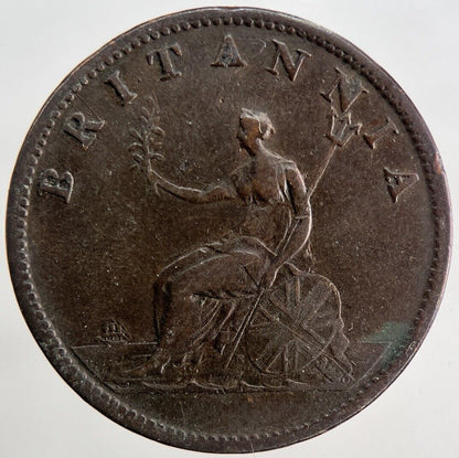1807 George III 3rd Half-Penny Coin | Fine Collectable Grade