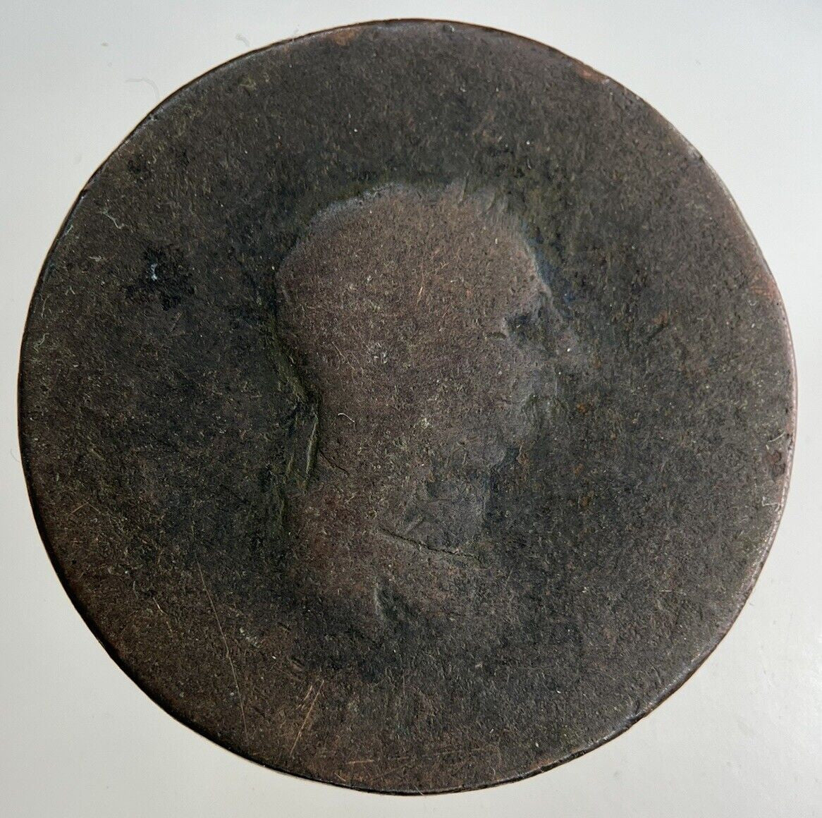 1807 George III 3rd Half-Penny Coin | Fair Grade