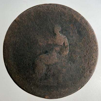 1807 George III 3rd Half-Penny Coin | Fair Grade