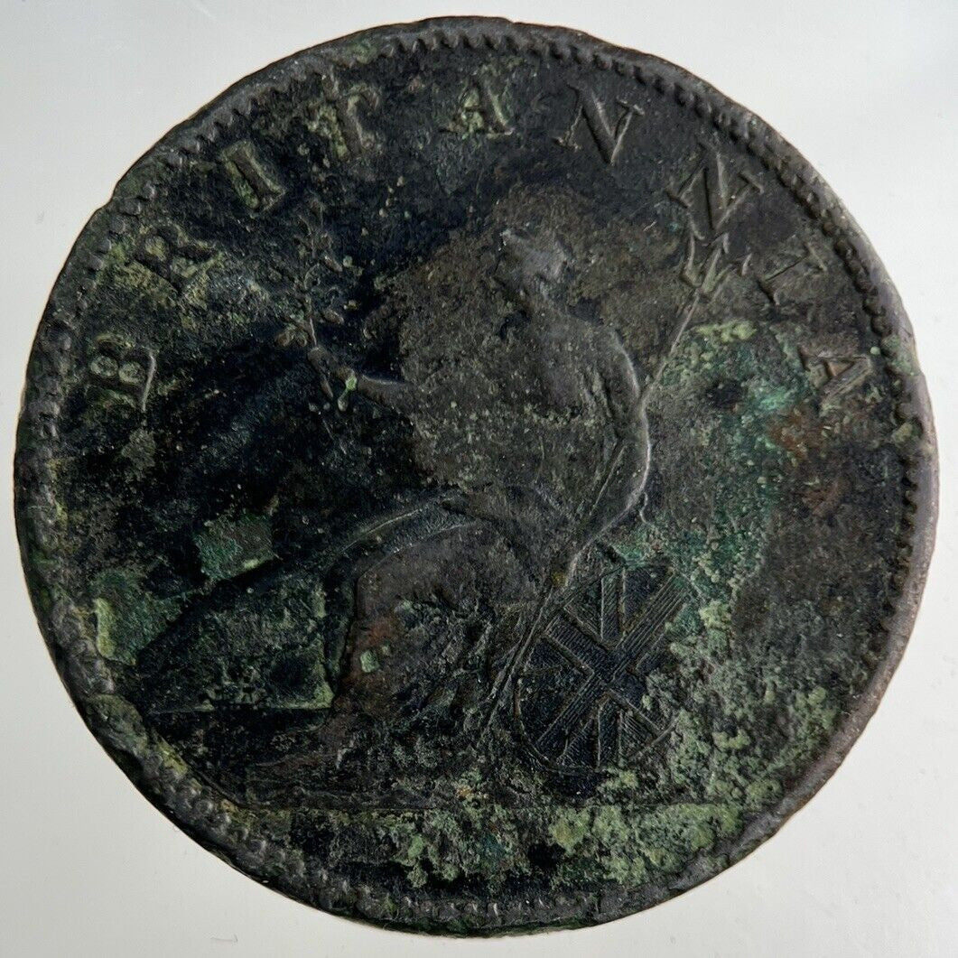 1807 George III 3rd Half-Penny Coin | Fine Collectable Grade