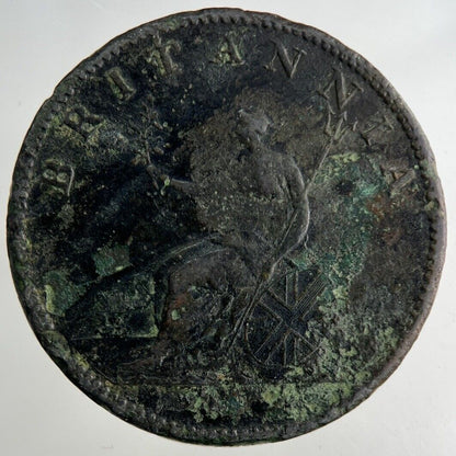 1807 George III 3rd Half-Penny Coin | Fine Collectable Grade