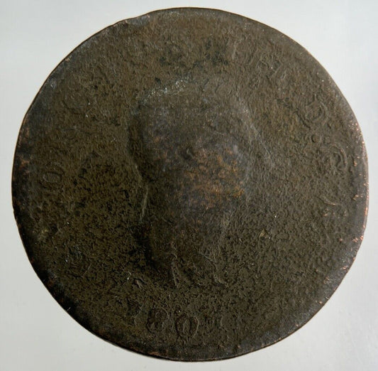 1807 George III 3rd Half-Penny Coin | Fair Grade