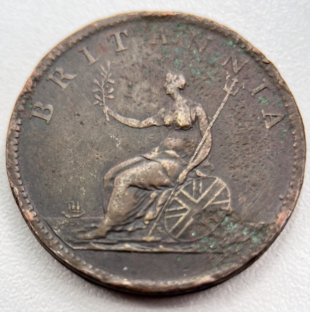 1807 George III 3rd Half-Penny Coin | Fine Collectable Grade | a3364