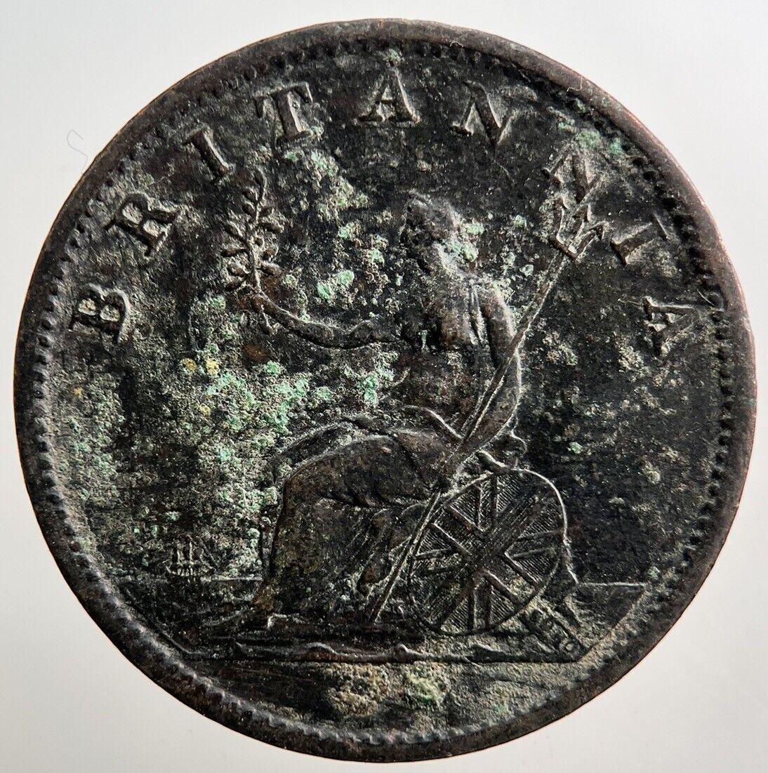 1807 George III 3rd Half-Penny Coin | Very High Grade | a3841