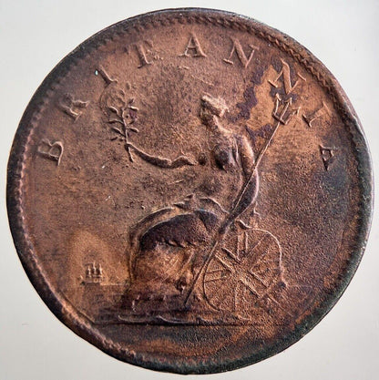 1807 George III 3rd Half-Penny Coin | Fine Collectable Grade | a2880