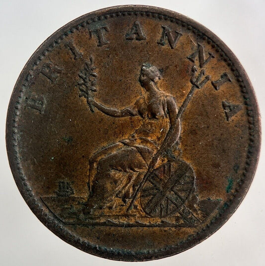 1807 George III 3rd Half-Penny Coin | Very High Grade