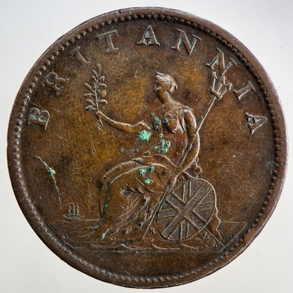 1807 George III 3rd Half-Penny Coin | Very High Grade