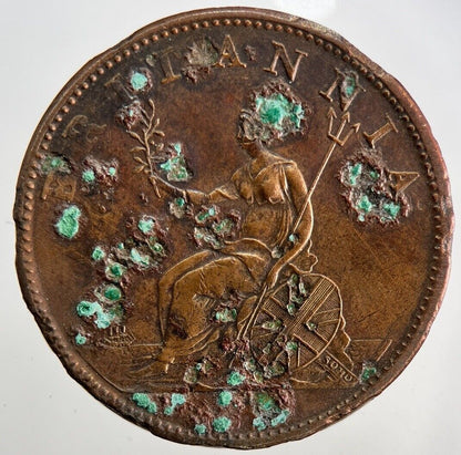 1807 George III 3rd Half-Penny Coin | Very High Grade