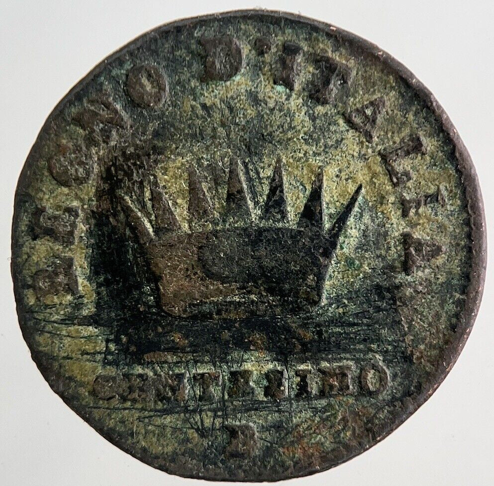 1808 Italy Napoleon Centesimo Coin | Fine Collectable Grade