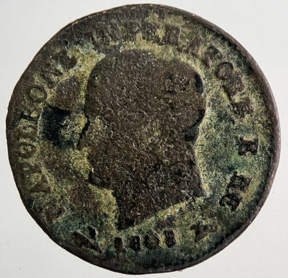 1808 Italy Napoleon Centesimo Coin | Fine Collectable Grade