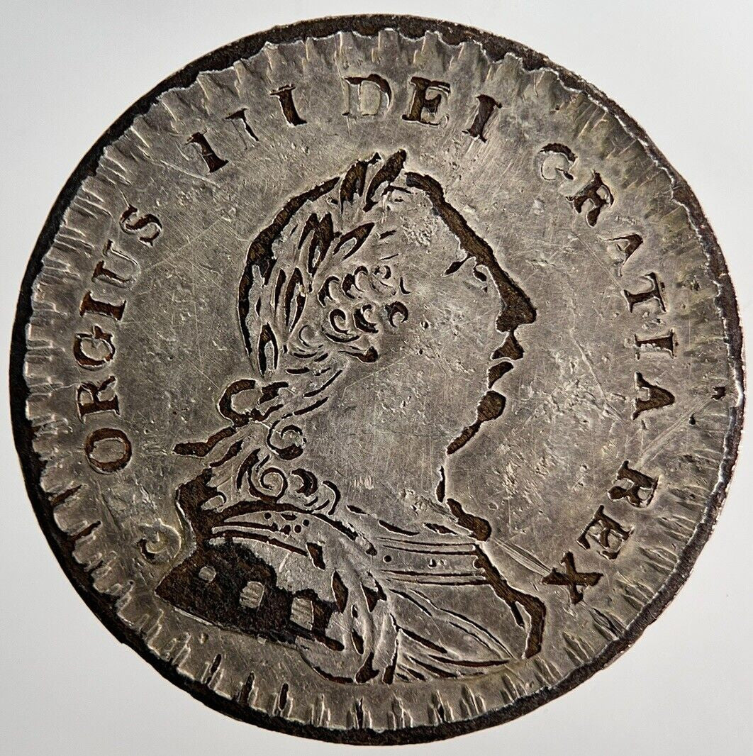 1811 George III 6D 1 Shilling Bank Token Coin | Collectable Grade | a6309