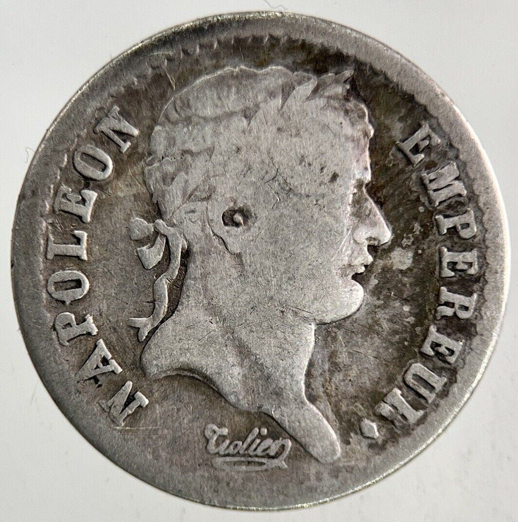 1808 France Napoleon Demi 1/2 Franc Silver Coin | Fine Collectable Grade