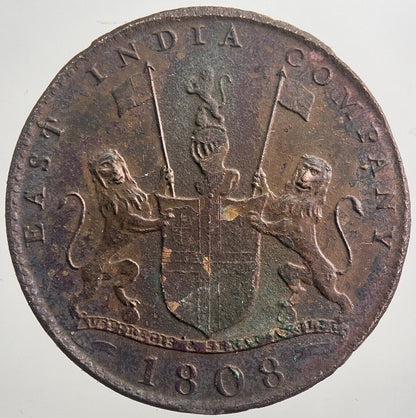 1808 East India Company X Cash Coin | Very High Grade | a8094