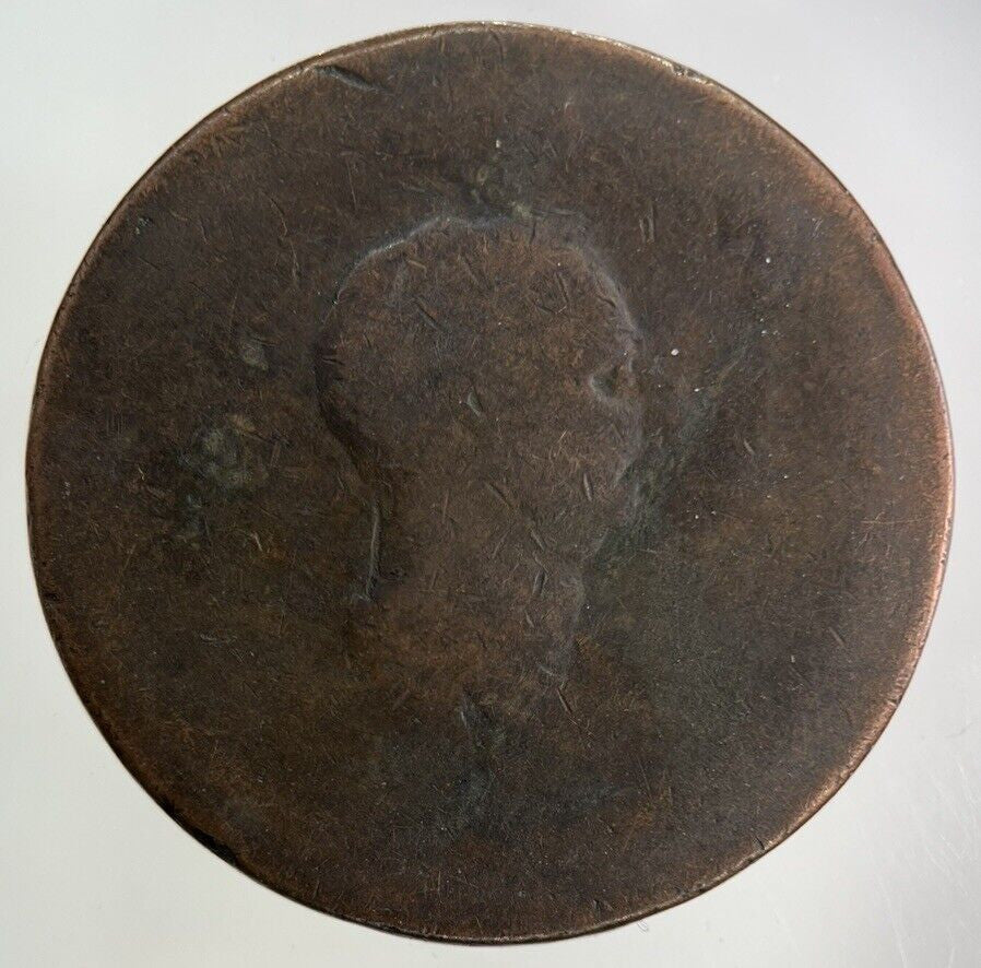 1807 George III 3rd Half-Penny Coin | Worn Grade