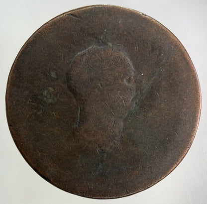 1807 George III 3rd Half-Penny Coin | Worn Grade