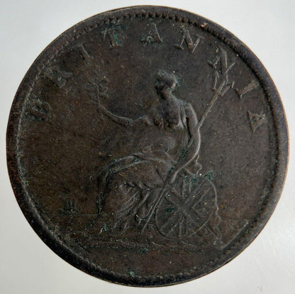 1807 George III Half-Penny Coin | Fine Collectable Grade