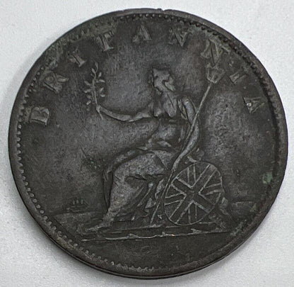 1807 Half-Penny George III | British Copper Coin | High Grade | a1274