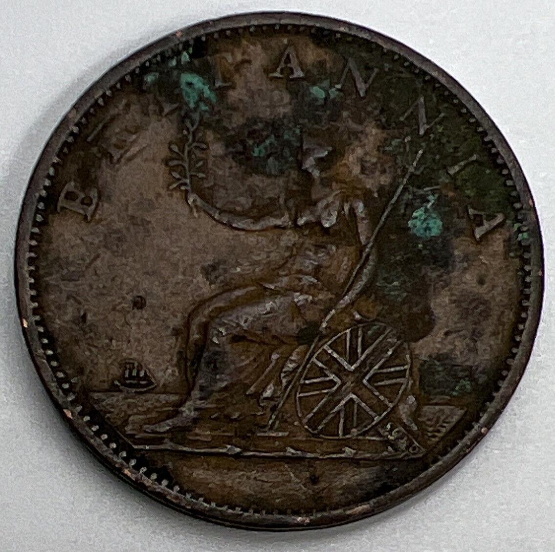 1807 Half-Penny George III | British Copper Coin | High Grade | a1273