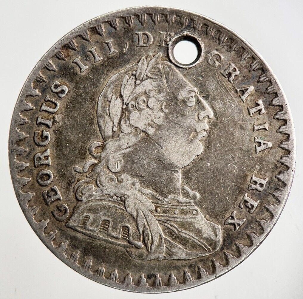 1811 George III 3rd 1 Shilling Sixpence Silver Bank Token Coin | Very High Grade