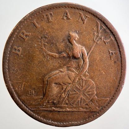 1807 George III Half-Penny Coin | Fine Collectable Grade | a2889