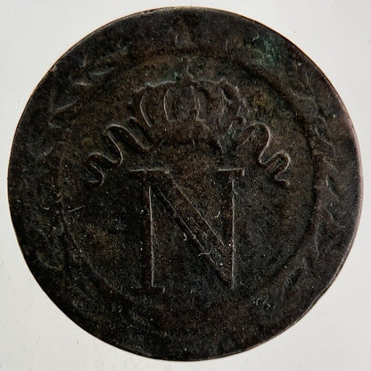 1808 France 10 Centimes Coin | Collectable Grade