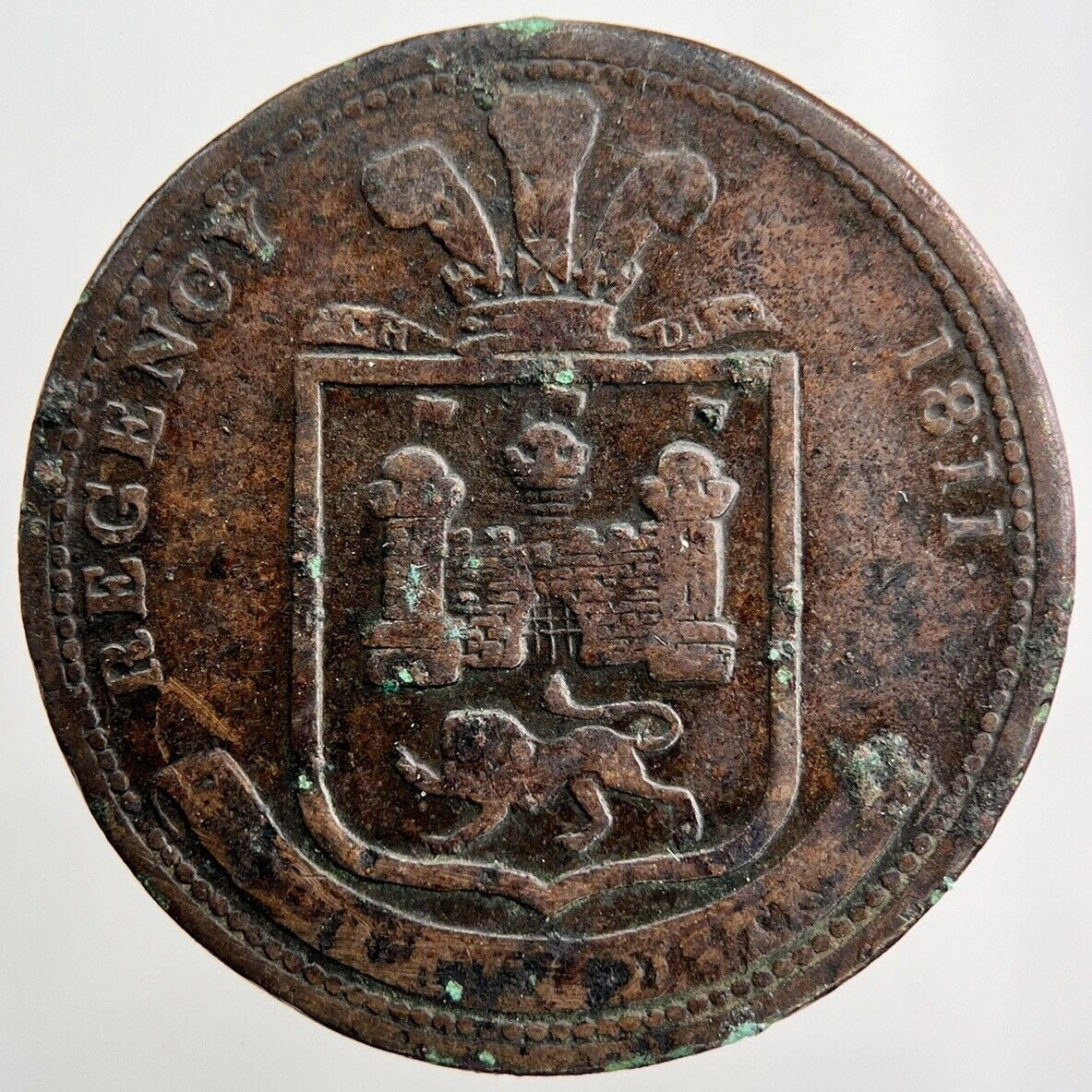 1811 Norwich Dunham Goldsmiths Half-Penny Token Coin | Collectable Grade | a1475