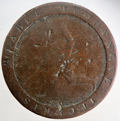 1813 Isle of Man One Penny Coin | Collectable Grade