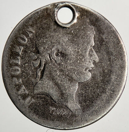 1812 Napoleon France 1/2 Half Demi Franc Silver Coin | Collectable Grade | a6487