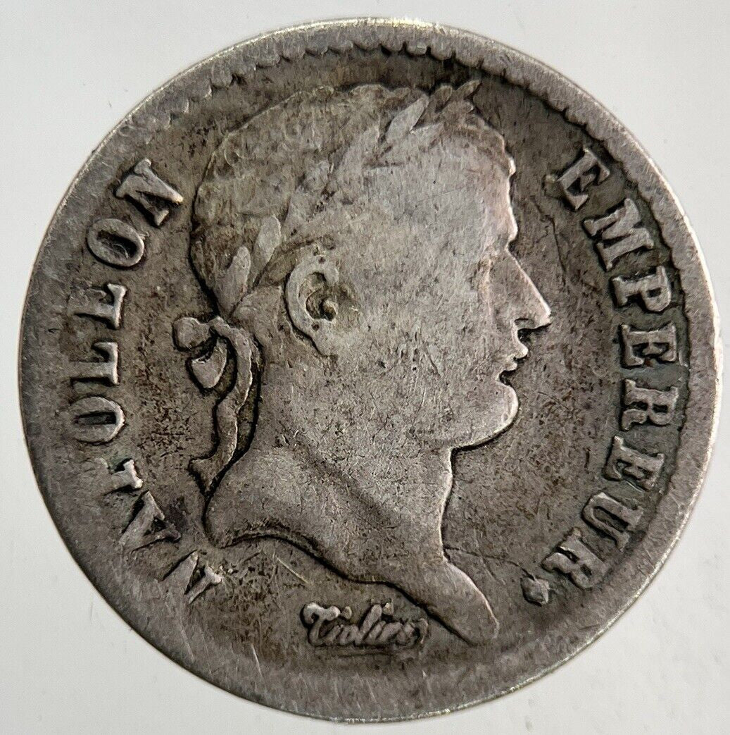 1812 France Napoleon Demi 1/2 Franc Silver Coin | Fine Collectable Grade