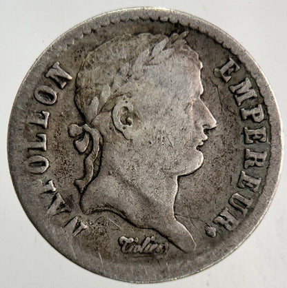 1812 France Napoleon Demi 1/2 Franc Silver Coin | Fine Collectable Grade