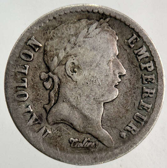 1812 France Napoleon Demi 1/2 Franc Silver Coin | Fine Collectable Grade
