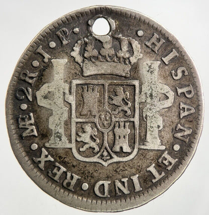 1812 Spain 2 Reales Silver Coin | Collectable Grade | a9258