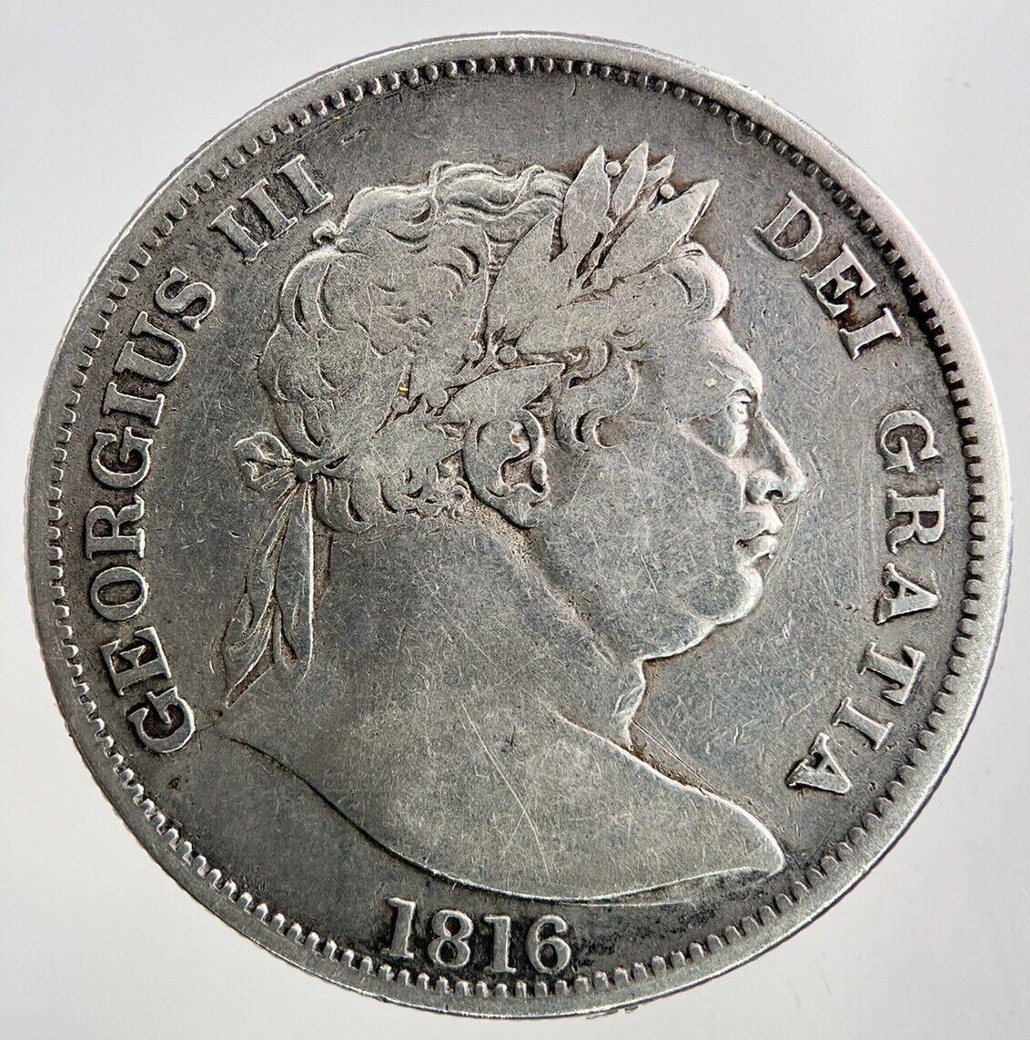1816 George III 3rd Half-Crown Silver Coin | Fine Collectable Grade